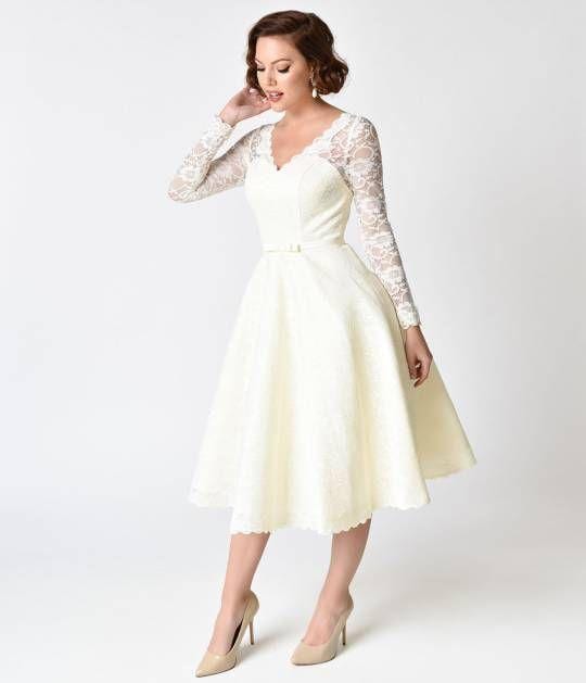 Ivory Lace Dress - Pretty Parlor