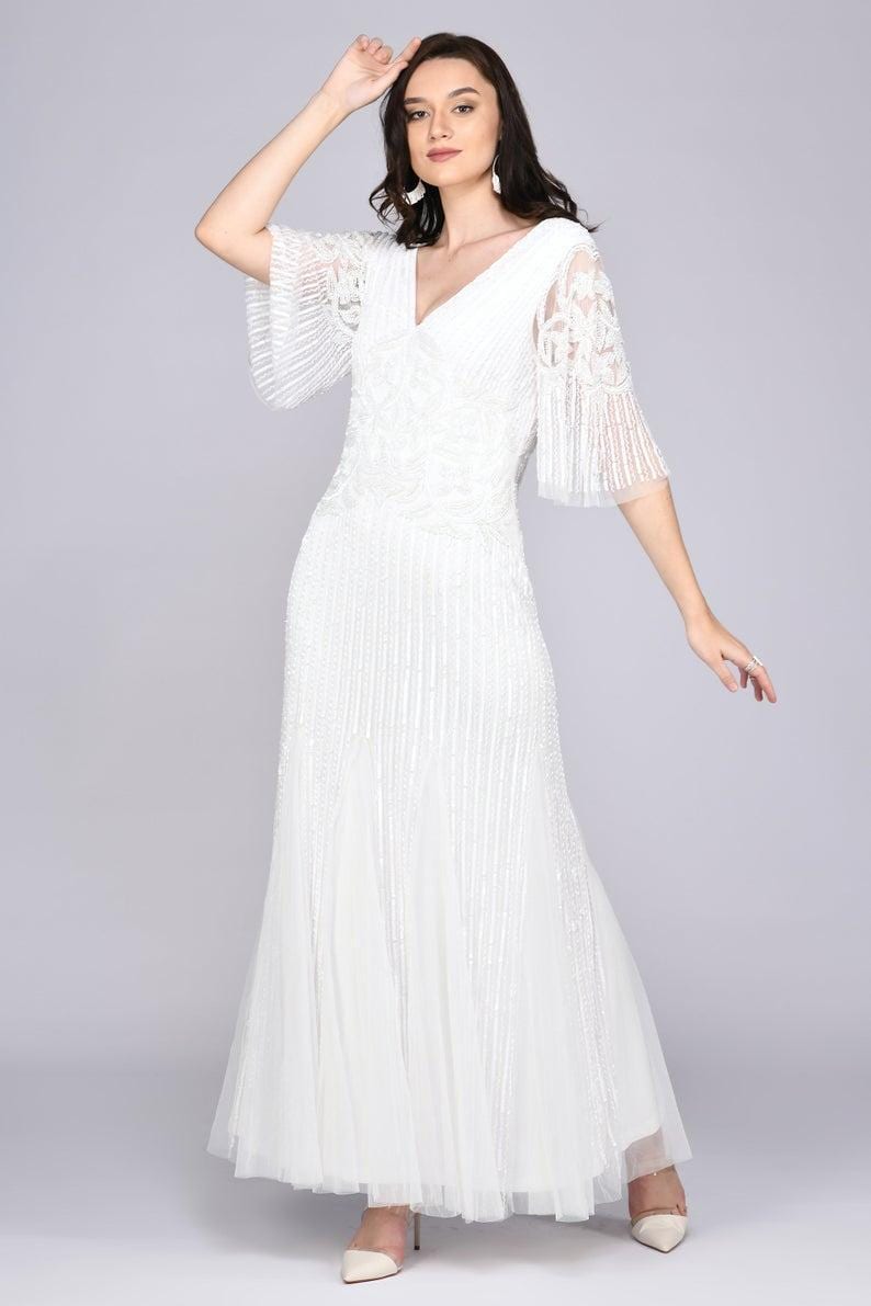 Beaded 1930's Inspired Gown - Pretty Parlor