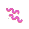 Pink Neon Earrings