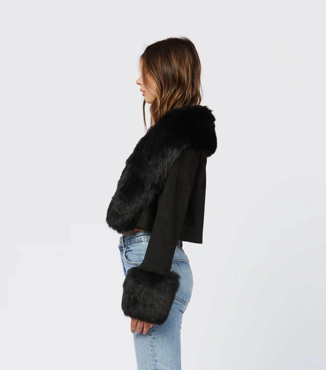 Faux Fur Cardi B - Pretty Parlor