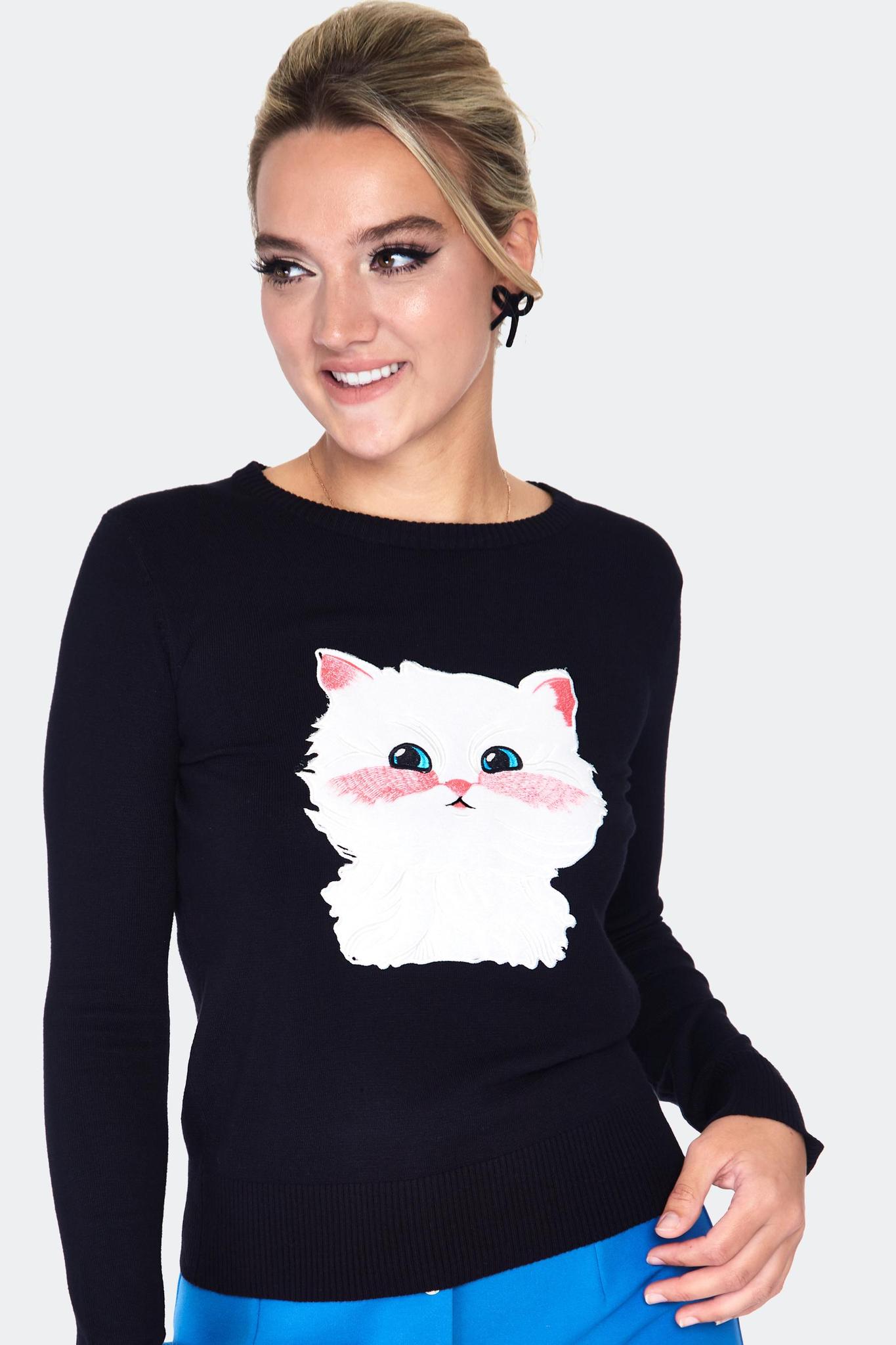 Meow Meow Sweater - Pretty Parlor