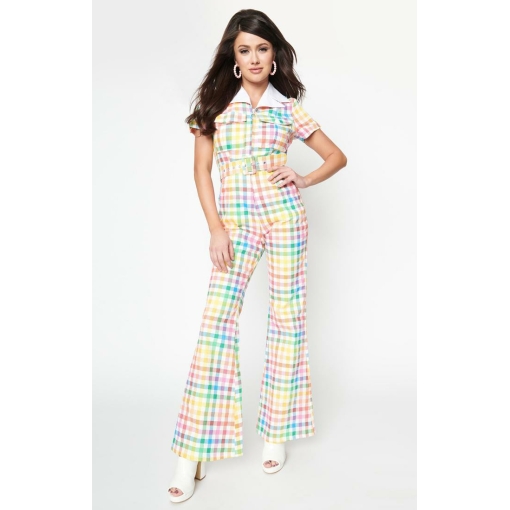 Rainbow cheap striped jumpsuit