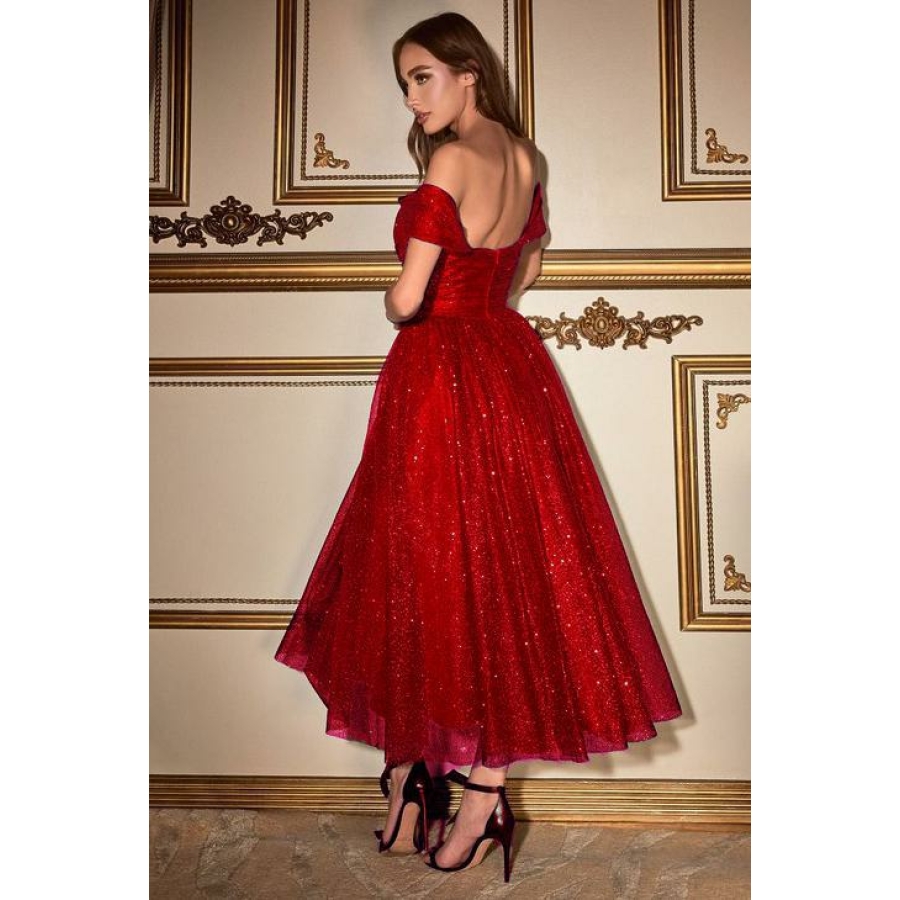 Red Sparkle Dress Pretty Parlor