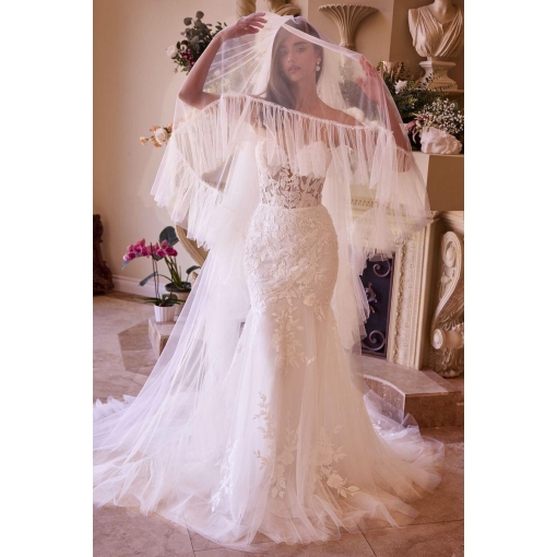 Ruffle Veil