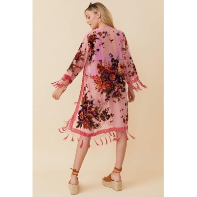 Silk Devore Robe
