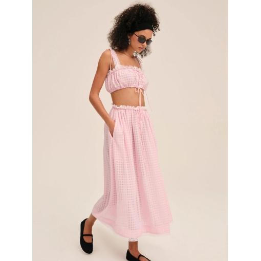 Ginny Gingham Skirt - Image 2