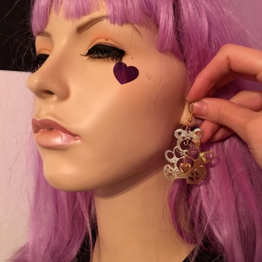 Teddy Bear Earrings - Image 2