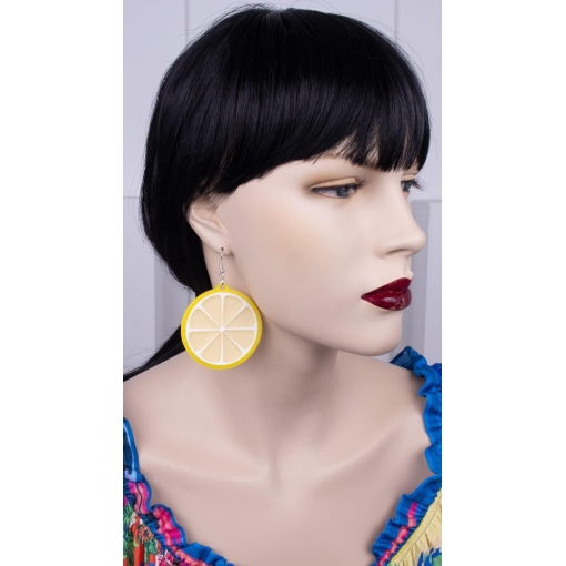 Lemon Slice Earrings - Image 2