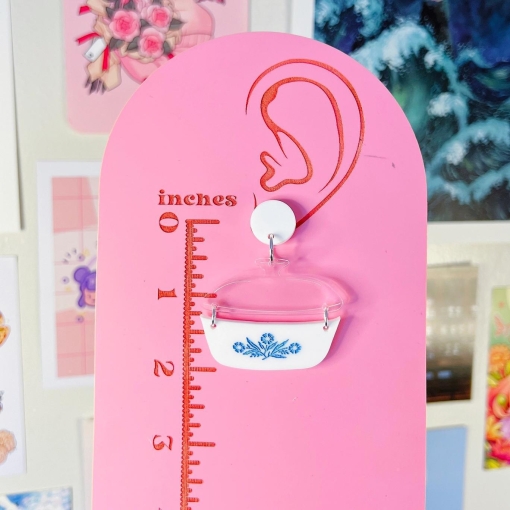 Pyrex Corningwear Earrings - Image 2