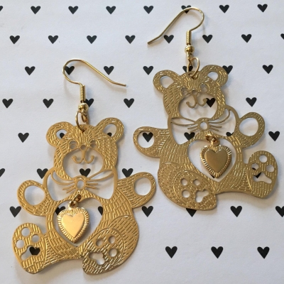 Teddy Bear Earrings
