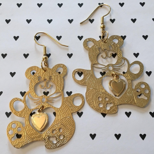 Teddy Bear Earrings