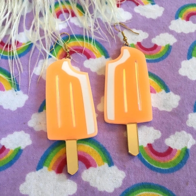 Creamsicle Earrings