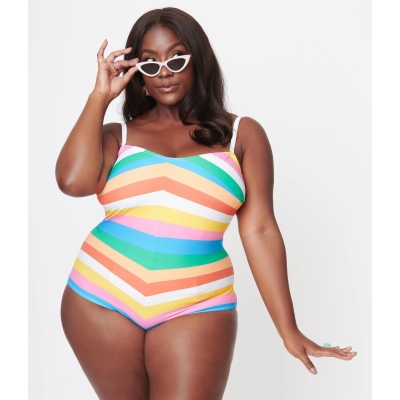 Barbie Rainbow Stripes 1X