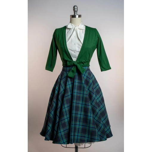 Soft Plaid Skirt - Image 3