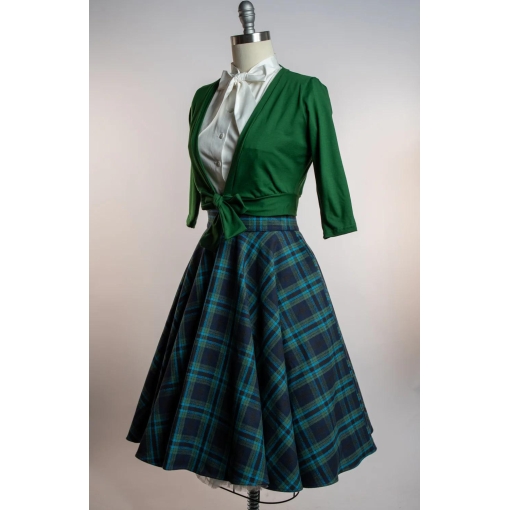 Soft Plaid Skirt - Image 4