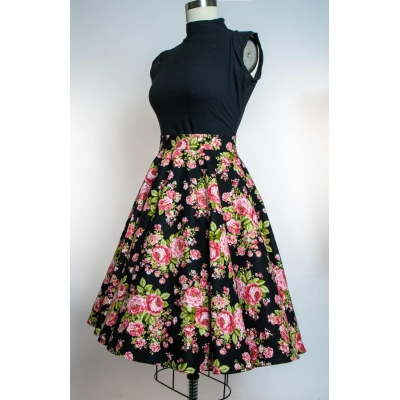 Rose Circle Skirt