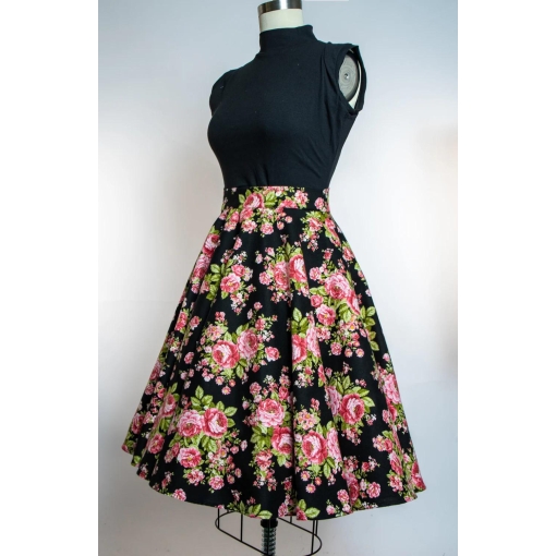 Rose Circle Skirt