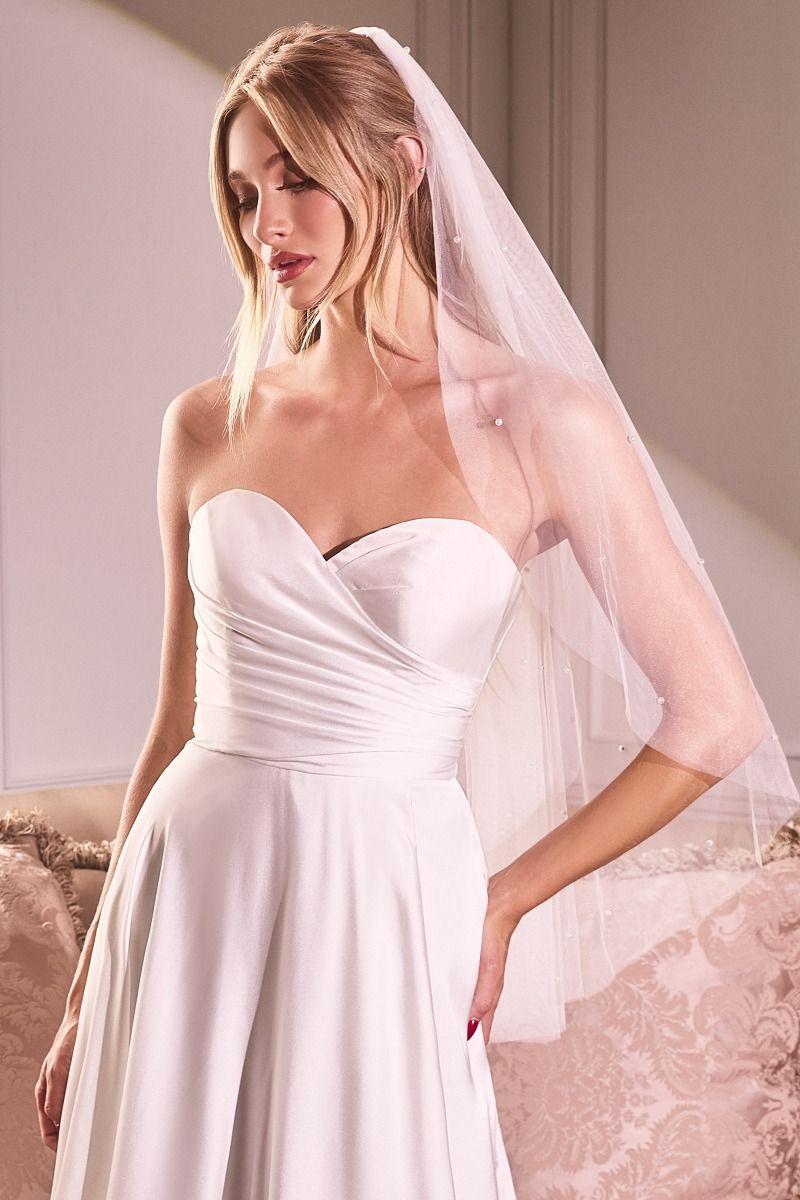 Fingertip Pearl Veil - Image 4