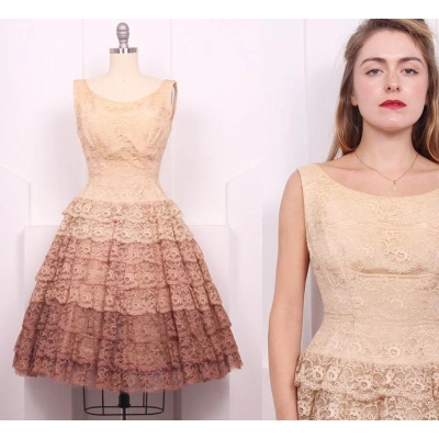50's Tiered Lace